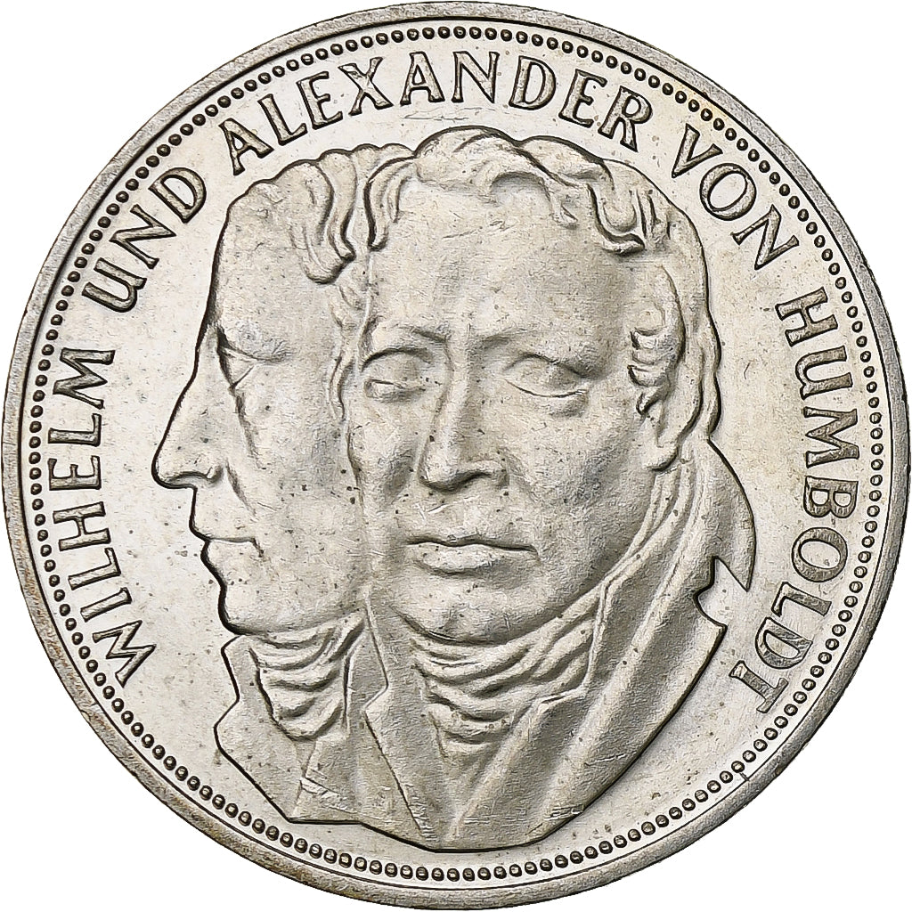 GERMANY - FEDERAL REPUBLIC, 5 Mark, 1967, Stuttgart, Silver, MS(60-62), KM:120.1
