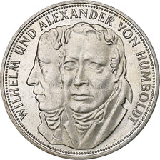 GERMANY - FEDERAL REPUBLIC, 5 Mark, 1967, Stuttgart, Silver, MS(60-62), KM:120.1