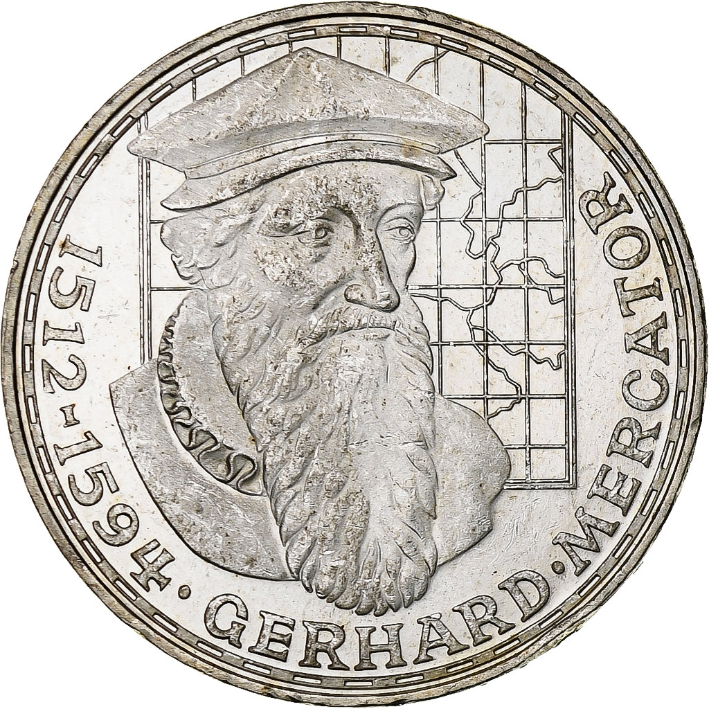 République fédérale allemande, 5 Mark, 1969, Stuttgart, Argent, SUP, KM:126.1