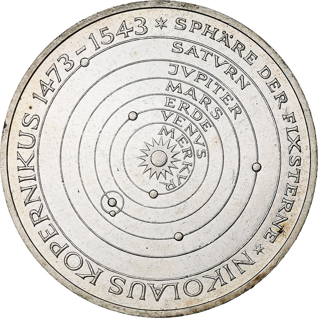 République fédérale allemande, 5 Mark, 1973, Hamburg, Germany, SPL, KM:136
