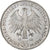 GERMANIA - REPUBBLICA FEDERALE, 5 Mark, 1968, Karlsruhe, Argento, SPL, KM:122