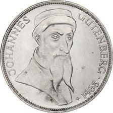 République fédérale allemande, 5 Mark, 1968, Karlsruhe, Argent, SUP, KM:122