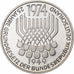 GERMANY - FEDERAL REPUBLIC, 5 Mark, 1974, Stuttgart, Silver, MS(63), KM:138