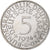GERMANIA - REPUBBLICA FEDERALE, 5 Mark, 1974, Karlsruhe, Argento, SPL-, KM:112.1