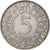Federale Duitse Republiek, 5 Mark, 1959, Munich, Zilver, ZF, KM:112.1