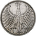 GERMANIA - REPUBBLICA FEDERALE, 5 Mark, 1959, Karlsruhe, Argento, BB, KM:112.1