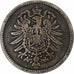 GERMANY - EMPIRE, Wilhelm I, Mark, 1881, Berlin, Silver, VF(30-35), KM:7