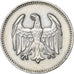 Duitsland, Weimarrepubliek, Mark, 1924, Berlin, Zilver, ZF, KM:42