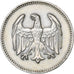 GERMANY, WEIMAR REPUBLIC, Mark, 1924, Berlin, Silver, EF(40-45), KM:42