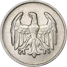 Coin, GERMANY, WEIMAR REPUBLIC, Mark, 1924, Stuttgart, EF(40-45), Silver, KM:42