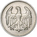 Coin, GERMANY, WEIMAR REPUBLIC, Mark, 1924, Stuttgart, EF(40-45), Silver, KM:42