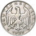 GERMANY, WEIMAR REPUBLIC, Mark, 1925, Munich, Silver, AU(50-53), KM:42