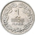 GERMANY, WEIMAR REPUBLIC, Mark, 1925, Munich, Silver, AU(50-53), KM:42