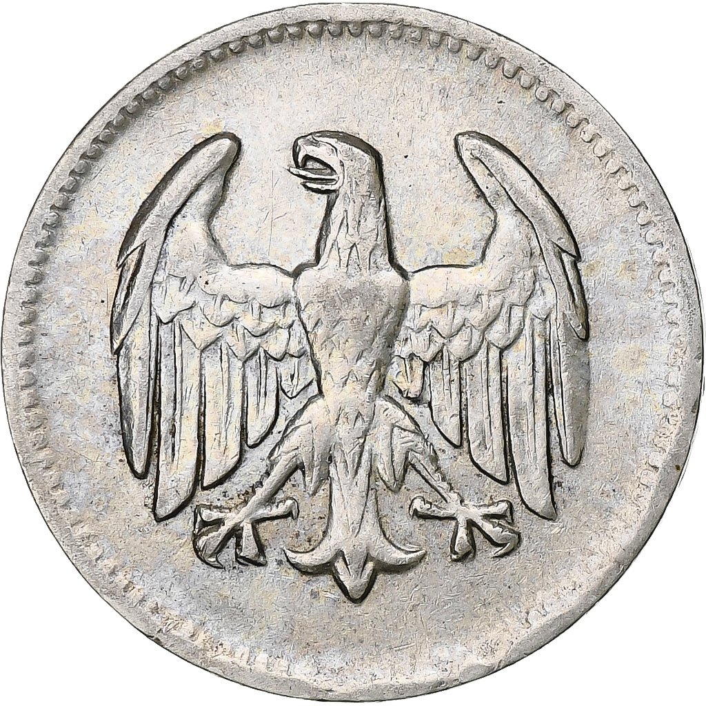 Duitsland, Weimarrepubliek, Mark, 1924, Hambourg, Zilver, ZF, KM:42