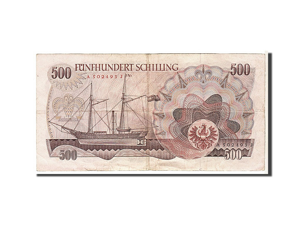 Austria, 500 Schilling, 1965, KM #139a, VF(20-25), A502493J