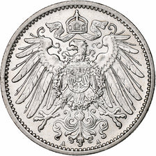 GERMANY - EMPIRE, Wilhelm II, Mark, 1908, Berlin, Silver, MS(60-62), KM:14