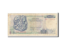 Banknote, Greece, 50 Drachmai, 1978, KM:199a, VG(8-10)