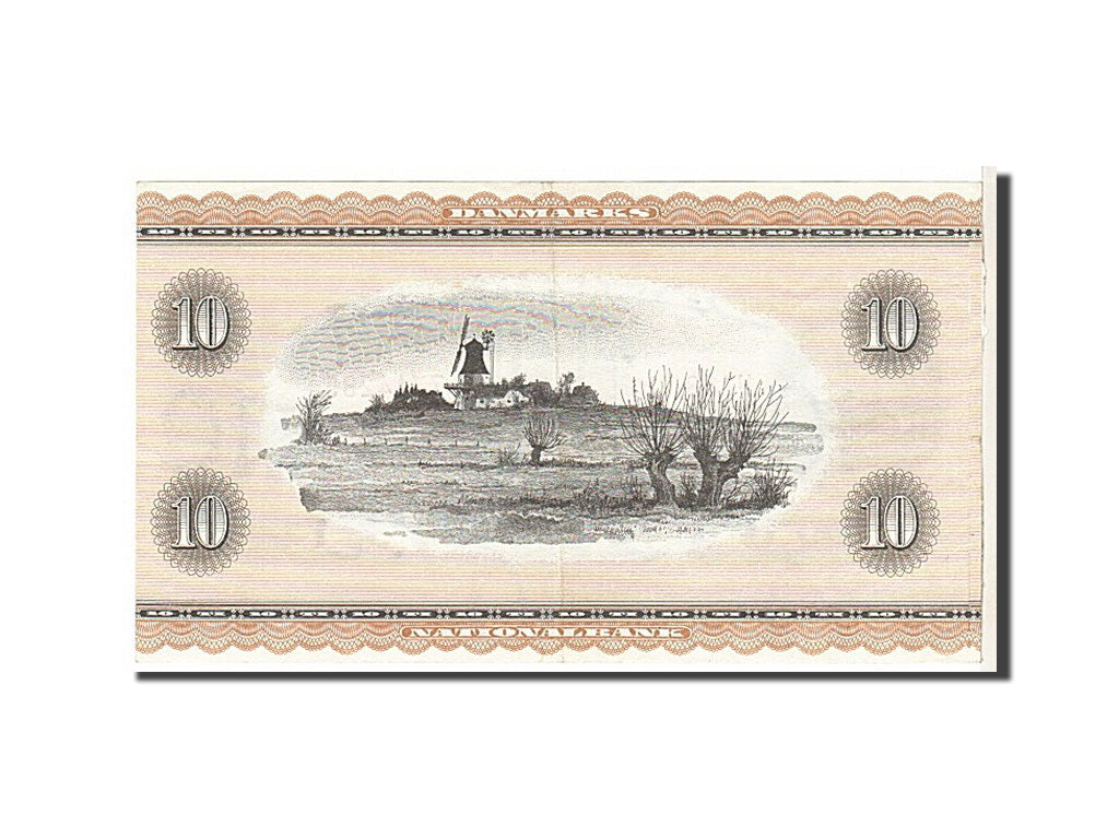 Denmark, 10 Kroner, 1954, KM #44s, AU(55-58), H2630J7744285