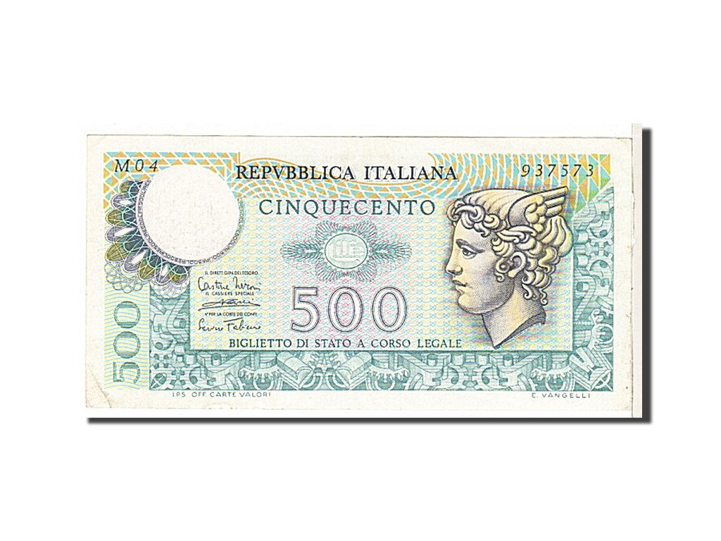 Banknote, Italy, 500 Lire, 1974, KM:94, EF(40-45)