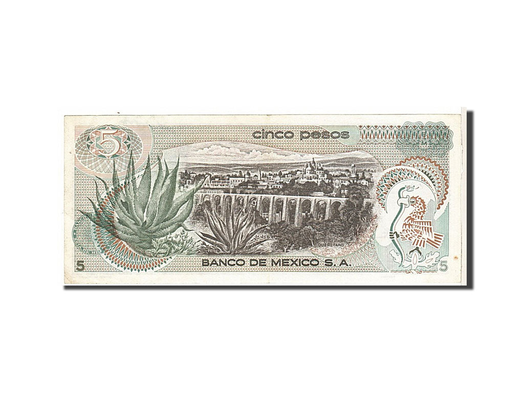 Banknote, Mexico, 5 Pesos, 1971, KM:62b, AU(50-53)