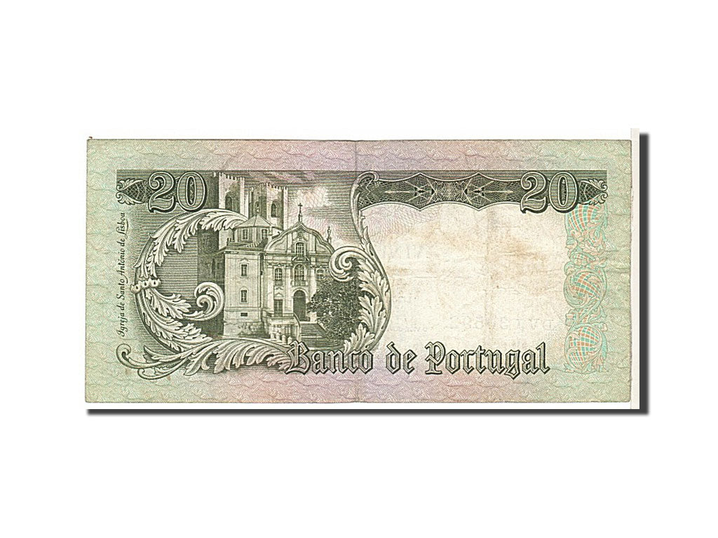 Portugal, 20 Escudos, 1964, KM #167b, VF(20-25), DVJ30592
