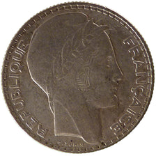 FRANCE, Turin, 10 Francs, 1939, Paris, AU(50-53), Silver, 28, Gadoury #801, 9.90