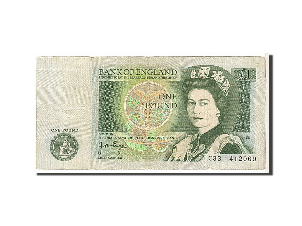 Grande Bretagne, 1 Livre type 1978