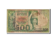 Madagascar, 500 Francs = 100 Ariary, 1974, KM #64a, VG(8-10), A44725692