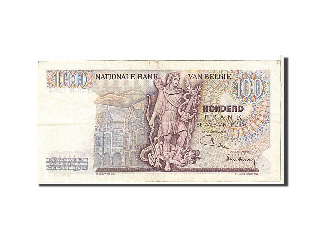 Banknote, Belgium, 100 Francs, 1974, VF(20-25)