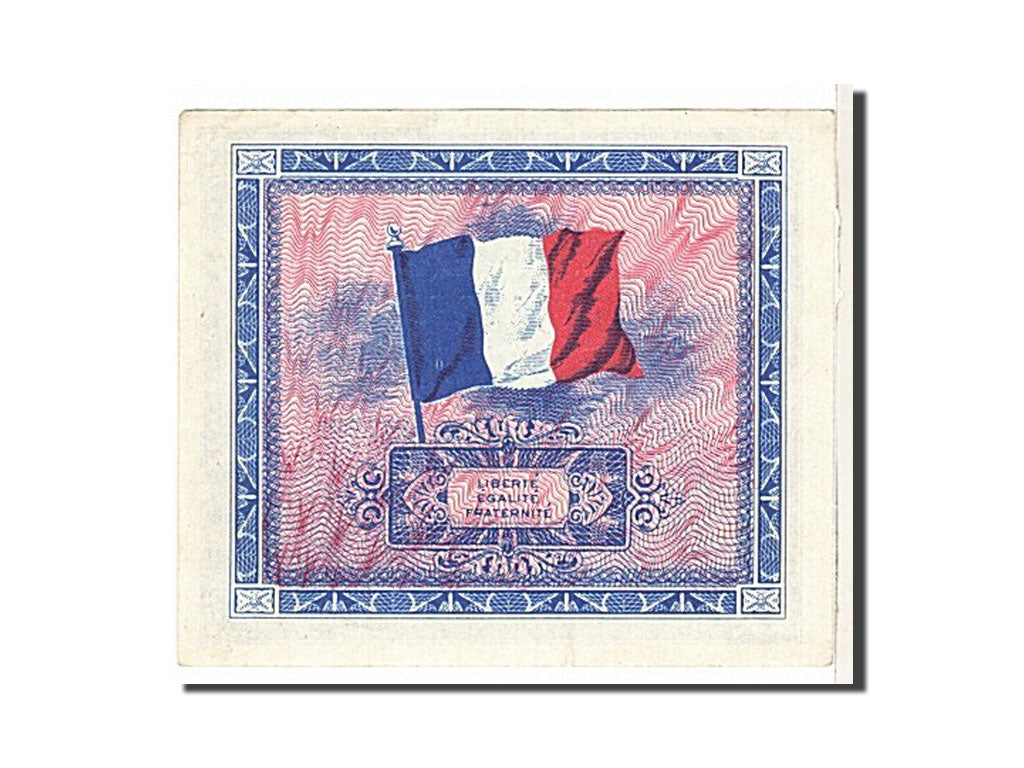France, 2 Francs, 1944 Flag/France, 1944, KM #114a, EF(40-45), 58344929,...