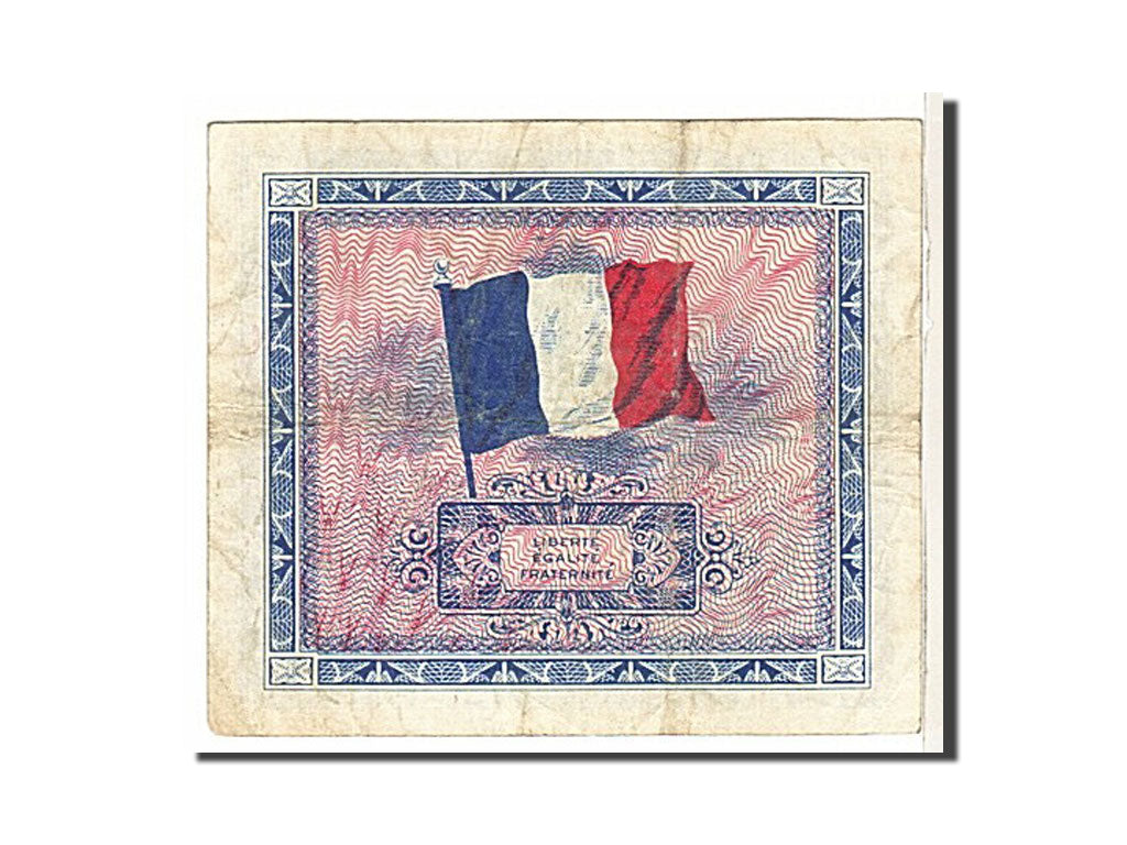 Francia, 2 Francs, 1944 Flag/France, 1944, KM:114a, 1944, MB, Fayette:16.1