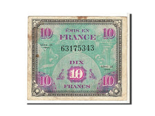 France, 10 Francs, 1944 Flag/France, 1944, KM #116a, VG(8-10), 63175343,...