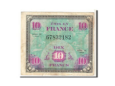 Geldschein, Frankreich, 10 Francs, 1944 Flag/France, 1944, S, Fayette:18.1