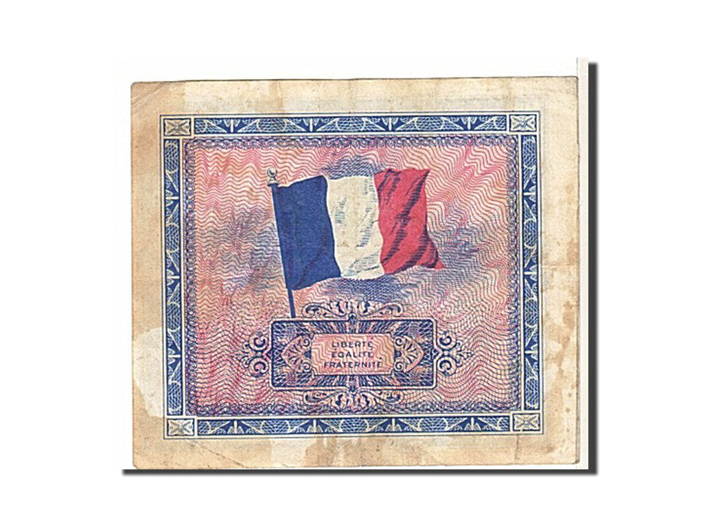 Banknote, France, 10 Francs, 1944 Flag/France, 1944, VF(20-25), Fayette:18.1
