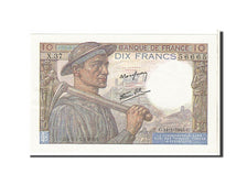 Billet, France, 10 Francs, 10 F 1941-1949 ''Mineur'', 1943, SPL, Fayette:8.7