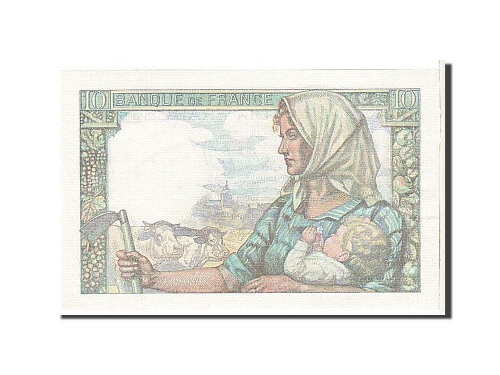 Billet, France, 10 Francs, 10 F 1941-1949 ''Mineur'', 1943, SPL, Fayette:8.7