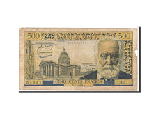 France, 500 Francs, 500 F 1954-1958 ''Victor Hugo'', 1954, KM #133a, VG(8-10),..