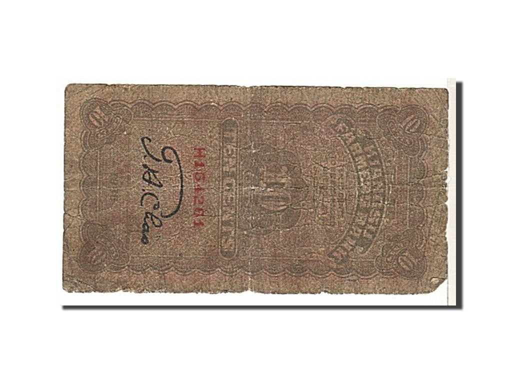 China, 10 Cents, 1936, KM #S1194a, VG(8-10), H154261