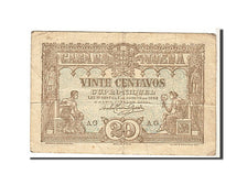 Portugal, 20 Centavos, 1922, KM #100, VF(20-25), AG