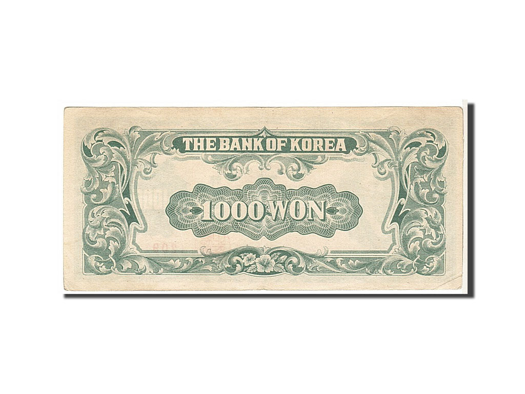 South Korea, 1000 Won, 1950, KM #8, EF(40-45), 209