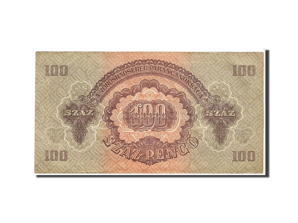 Hungary, 100 Pengö, 1944, KM #M8, AU(50-53), XA823283