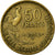 Moneda, Francia, Guiraud, 50 Francs, 1954, Beaumont-le-Roger, BC+, Aluminio -