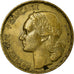 França, 50 Francs, Guiraud, 1958, Paris, Alumínio-Bronze, EF(40-45)