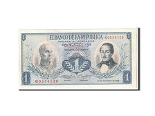 Biljet, Colombia, 1 Peso Oro, 1959, SPL