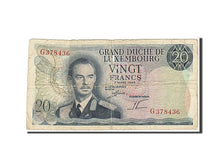 Luxembourg, 20 Francs, 1936, KM #54a, VG(8-10), G378436
