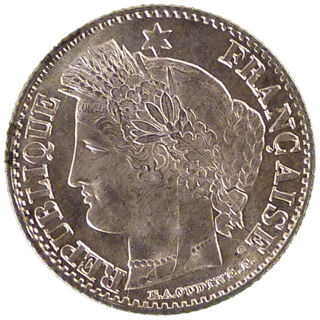 FRANCE, Cérès, 20 Centimes, 1850, Paris, KM #758.1, graded, PCGS, , Silver, G...