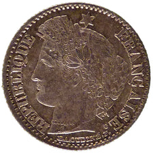 FRANCE, Cérès, 20 Centimes, 1851, Paris, KM #758.1, AU(55-58), Silver, Gadoury #