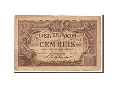 Portugal, 100 Reis, 1891, KM #88, VF(20-25), 047621