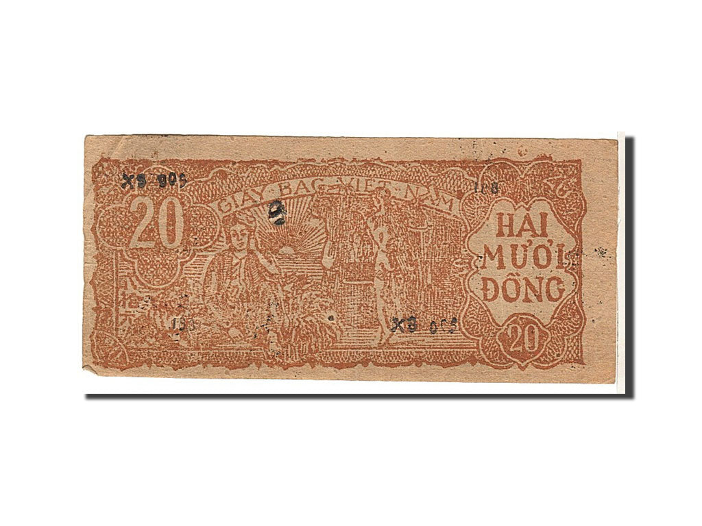 Viet Nam, 20 D<ox>ng, 1948, KM #24a, EF(40-45), XS005