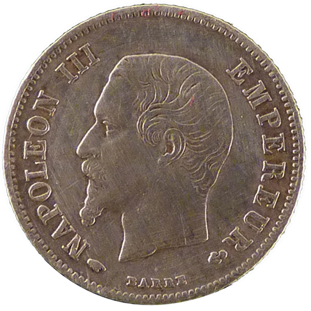 FRANCE, Napoléon III, 20 Centimes, 1856, Paris, EF(40-45), Silver, 15, Gadoury #